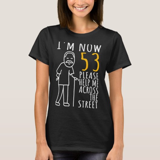 メンズ53誕生日彼のために私は今53歳のCo Tシャツ (正面)