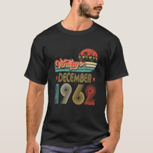 メンズ60誕生日60歳ヴィンテージ12月1日 Tシャツ