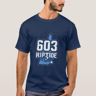 メンズ603リプタイドTシャツ(名前と番号あり) Tシャツ
