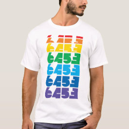 メンズ6453ブロックマルチカラーTシャツ Tシャツ