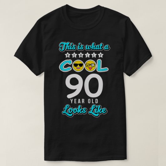 メンズ90歳の誕生日おもしろい贈呈者90歳のクー Tシャツ (デザイン正面)