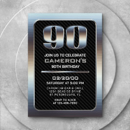 メンズ90誕生日招待状 招待状
