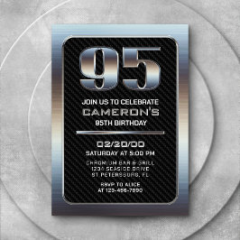 メンズ95th誕生日招待状 招待状