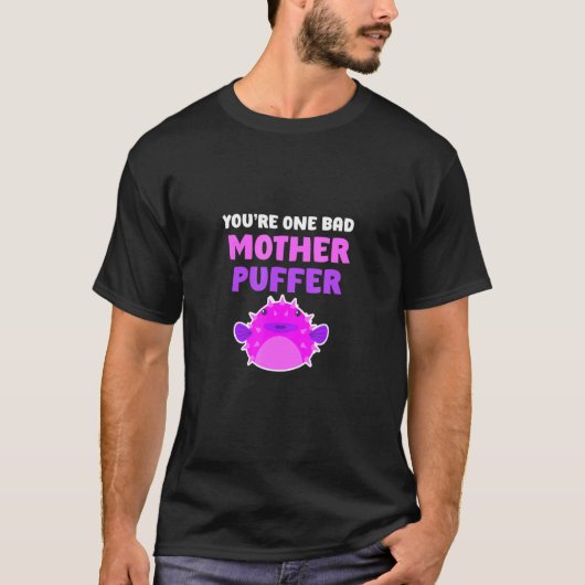 メンズ あなたはワンマザー フグ ザリガニ フィ Tシャツ (正面)