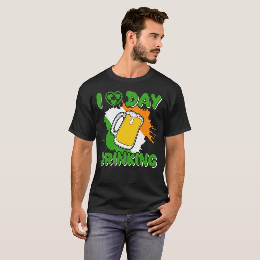 メンズ おもしろ セントパトリックスデー  Tシャツ (正面フル)