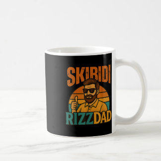 メンズ おもしろ 父の日 Skibidi Rizzdad コーヒーマグカップ
