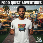 メンズ どこに食べ物 Tシャツ