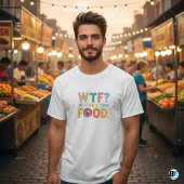 メンズ どこに食べ物 Tシャツ