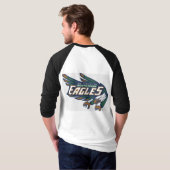 メンズ イーグル Tシャツ (裏面フル)