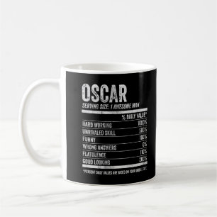 メンズ・オスカー栄養パーソナライズされたネーム・シャおもしろいツ コーヒーマグカップ