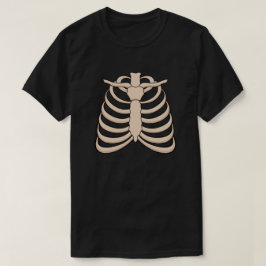 メンズ カートゥーン リブケージ ハロウィンTシャツ Tシャツ