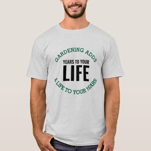 メンズ ガーデニング Tシャツ (正面)