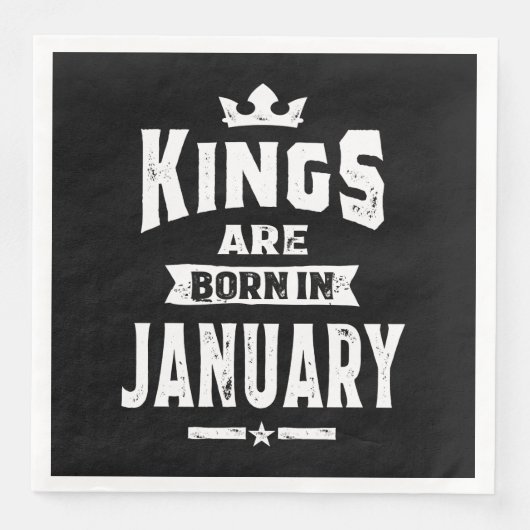 メンズ・キングは1月生まれの誕生日・ギフトに (正面)