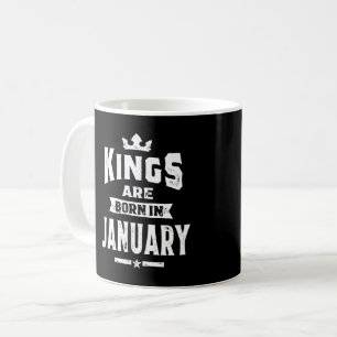 メンズ・キングは1月生まれの誕生日・ギフトに コーヒーマグカップ