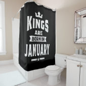 メンズ・キングは1月生まれの誕生日・ギフトに シャワーカーテン (インサイチュ)