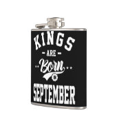 メンズ・キング生まれは9月の誕生日・ギフト フラスク (左)