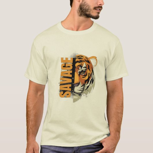メンズ クラシック コットン Tシャツ (正面)