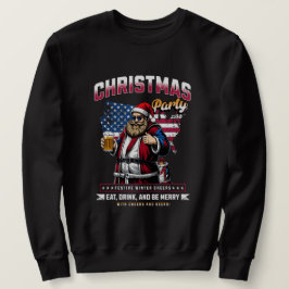 メンズ クリスマス サンタ サイコー スウェットシャツ