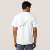 メンズ グレイシャーリリーTシャツ Tシャツ (裏面フル)