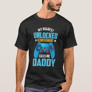メンズ・ゲおもしろいーマー・パパがビデオゲームのお父さんのロックを Tシャツ