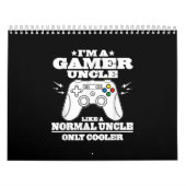 メンズ·ゲーマーの叔父が普通のパパおもしろいの父親 カレンダー (カバー)