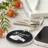 メンズ,ゴッドファーザーに昇格,父の父の贈り物  キーホルダー (正面右)