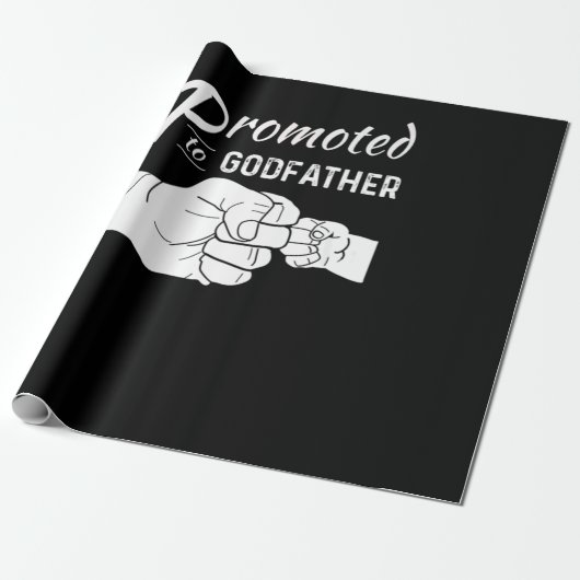 メンズ，ゴッドファーザーに昇格，父の父の贈り物 ラッピングペーパー (アンロールド)
