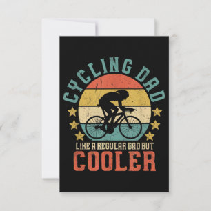 メンズ サイクリング パパ 自転車ライダー & サイクリスト 父の日 ノートカード