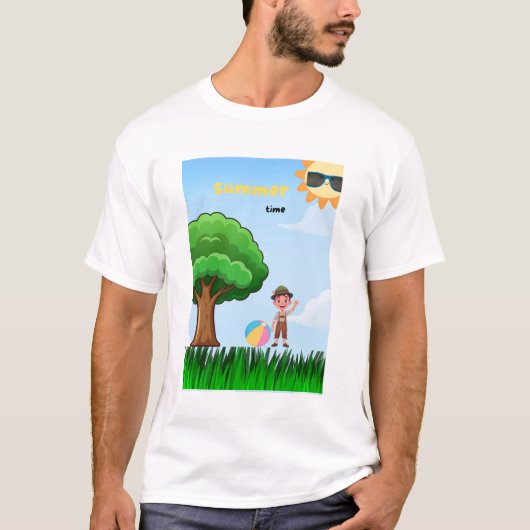 メンズ サマーTシャツ Tシャツ (正面)