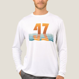 メンズ サンセット47 ロングスリーブTシャツ、バージョン2 トライブレンドＴシャツ