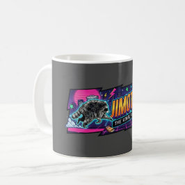 メンズ ジモシー・アライグマ Tシャツ コーヒーマグカップ