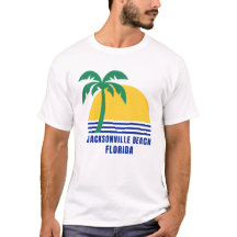 メンズ ジャクソンビルビーチ フロリダ Tシャツ