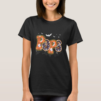 メンズ スプーキー ポップス ハロウィン マッチング グループ パパ おじいちゃん Tシャツ