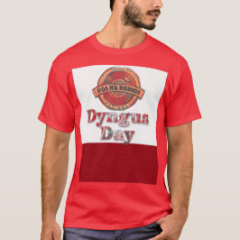 メンズ ダインガスデー ポルカ ラジオ Tシャツ