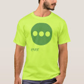 メンズ – ダークシャツ – 不滅ラベル Tシャツ (正面)