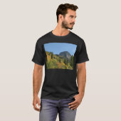 メンズ ダークTシャツ グレイシャー国立公園の秋 Tシャツ (正面フル)