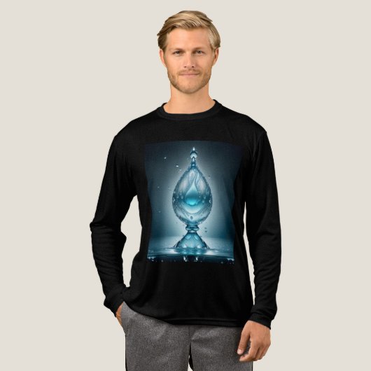 メンズ トリブレンド ベーシック Tシャツ (正面全体)