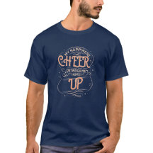 メンズ ハピネス 元気が出る Tシャツ 