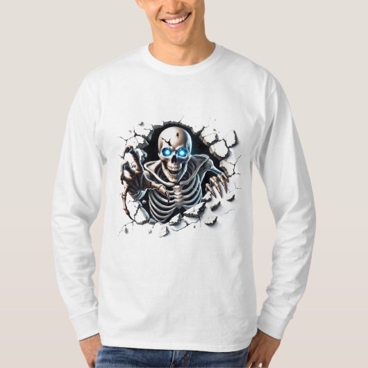 メンズ ハロウィンシャツ Tシャツ (正面)