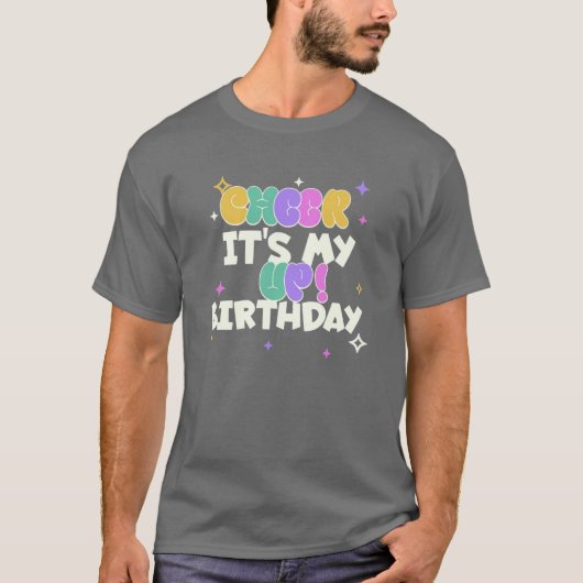 メンズ バー birthday お祝い 基本的Tシャツ Tシャツ (正面)
