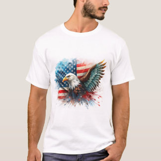 メンズ パトリオティックTシャツ ラージサイズ Tシャツ