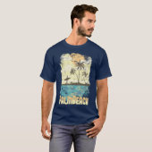 メンズ パームビーチ Tシャツ (正面フル)