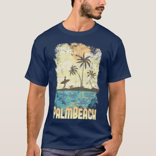 メンズ パームビーチ Tシャツ (正面)