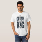メンズ ビッグマウンテンナイトスカイ 夢を叶える Tシャツ (正面フル)