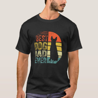 メンズ ビンテージ オーストラリア 牛 最強の犬の父 Tシャツ