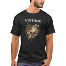 メンズ ビンテージ ドクロ Tシャツ