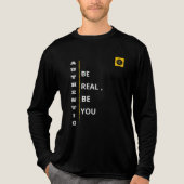 メンズ フル袖Tシャツ - 本格派 トライブレンドTシャツ (正面)