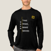 メンズ フル袖Tシャツ - Bold Vibe トライブレンドＴシャツ (正面)