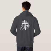 メンズ フーディー 復活の主 パーカ (裏面フル)