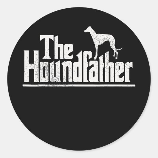 メンズ・プロット・ハウンド・ドッグ・プロット・ハウンド・ギおもしろいフト ラウンドシール (正面)